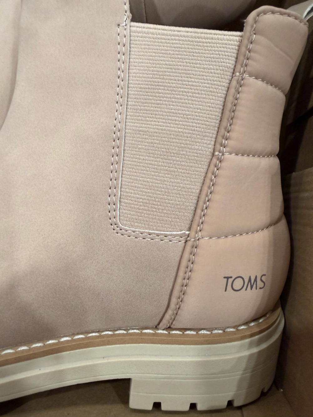 TOMS Skylar Chelsea Blush ankle Boots booties - Picture 5 of 6